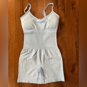 4 for $20 NWOT Jumpsuit Bodysuit Shape Wear - Light Blue - M